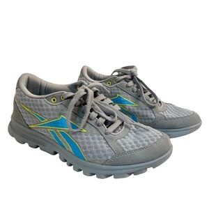 Reebok | Gray and Blue Lightweight Your Flex Sneakers
